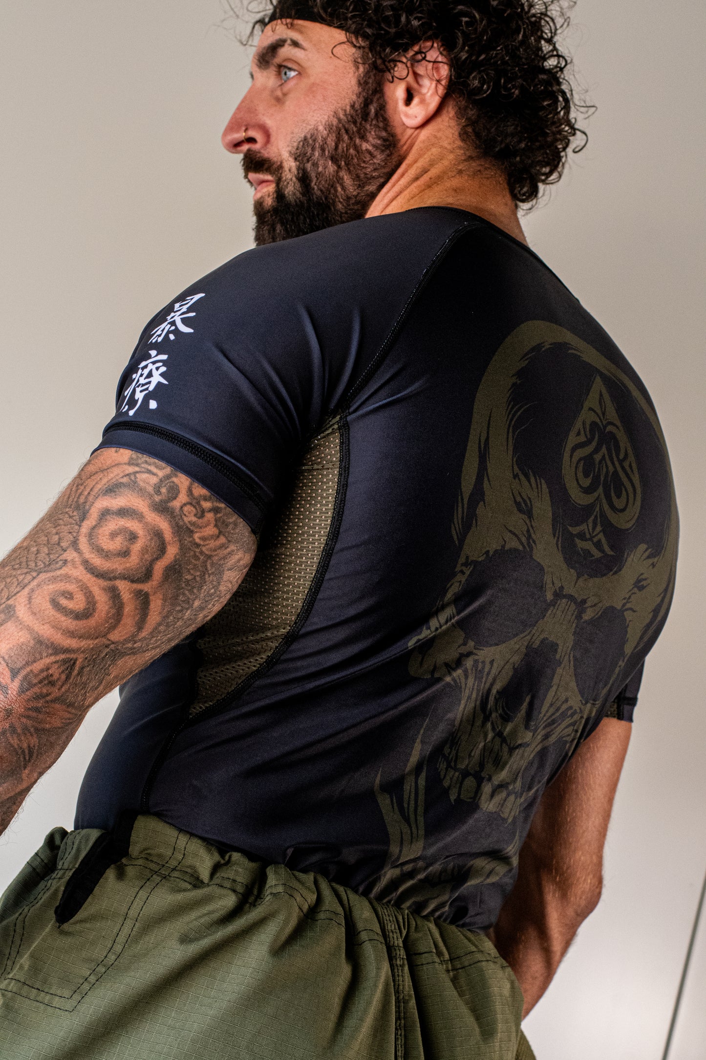 Essentials - Military Green Rash Guard