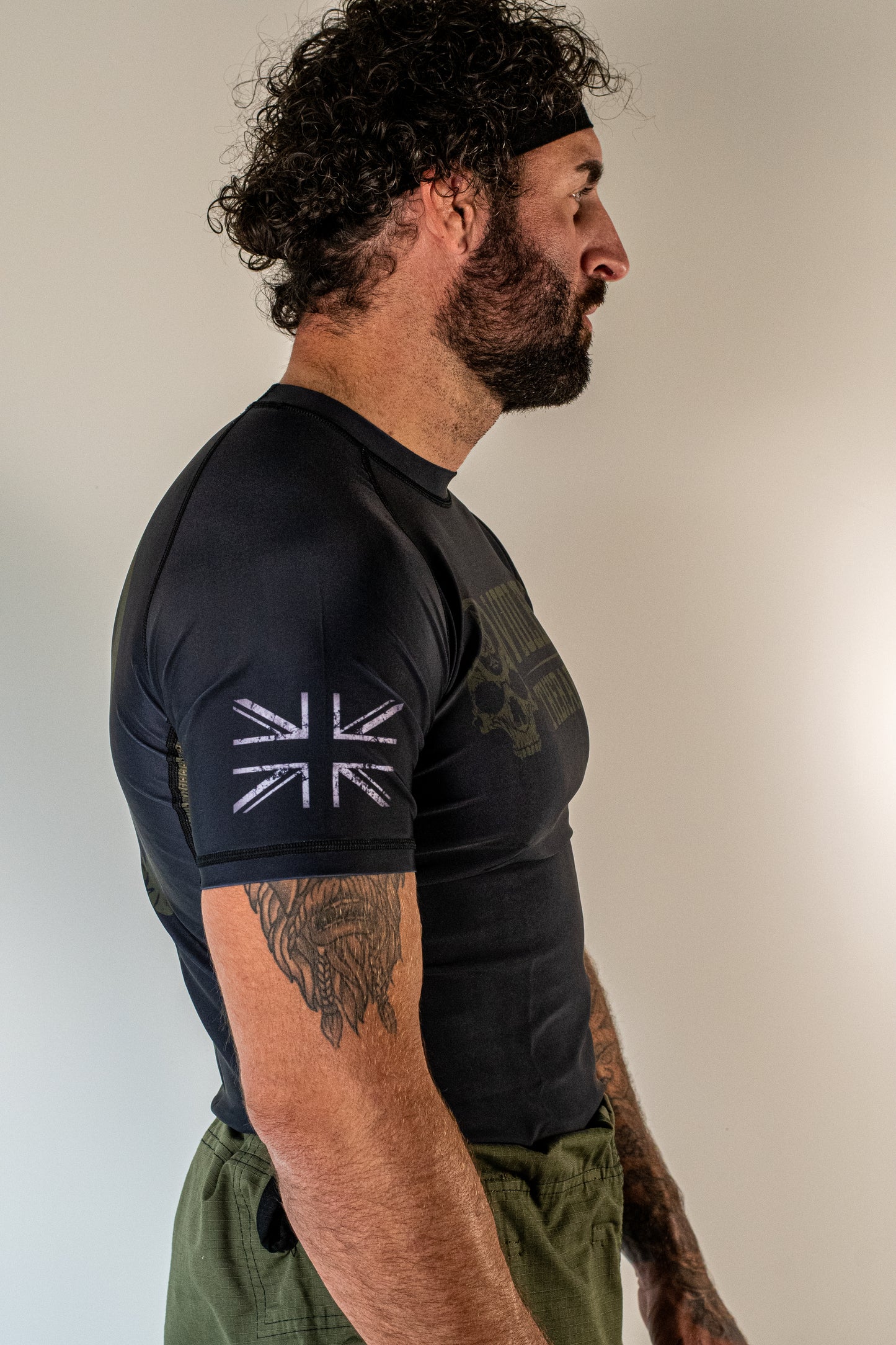 Essentials - Military Green Rash Guard