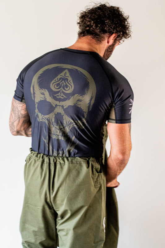 Essentials - Military Green Rash Guard