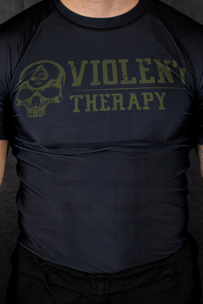 Essentials - Military Green Rash Guard