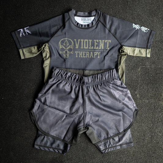 Essentials - Military Green Rash Guard
